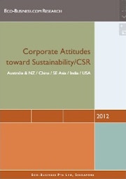 Corporate Attitudes toward Sustainability/CSR in Asia Pacific