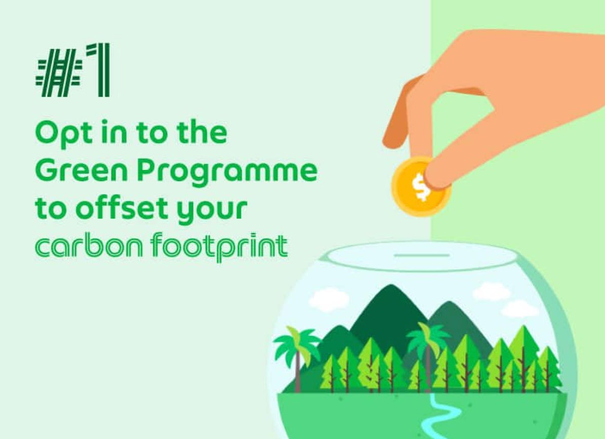 Grab's carbon offsetting scheme